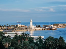 Vue sur le Port de Malaga