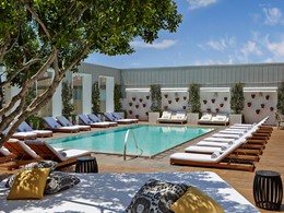 La piscine du Mondrian, au coeur du quartier vibrant de West Hollywood