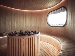Le sauna de l'hôtel