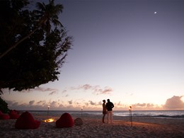 Coucher de soleil romantique