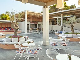 Le restaurant Souvlaki de l'Olympia Oasis en Grèce