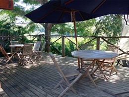 Restaurant d'Otentic Eco Tent Experience à l'île Maurice