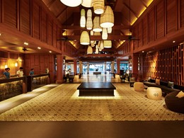 Le lobby de l'hôtel SAii Laguna Phuket en Thaïlande