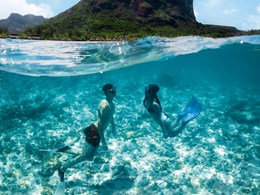 Snorkeling dans les eaux cristallines