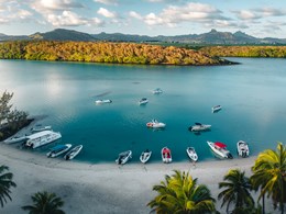 Niché au cœur du parc marin de Blue Bay
