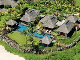 La vue aérienne de la Shanti Villa