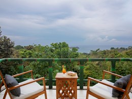 La vue depuis la Honeymoon Room 