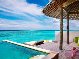 Sunset Laamu Water Villa with Pool