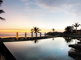 La piscine de l'hôtel Soori à Bali