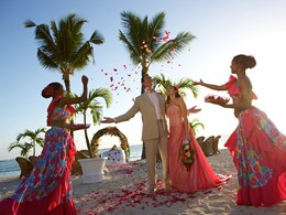 Mariage au Sugar Beach