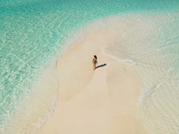 Un lagon cristallin à perte de vue