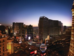 Vue de la mythique ville de Las Vegas aux Etats-Unis