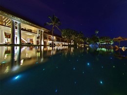 La piscine de l'hôtel The Fortress au Sri Lanka