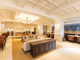 Le lobby au design contemporain