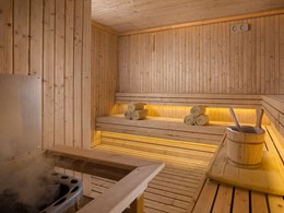 Le sauna de l'hôtel The Legian à Bali
