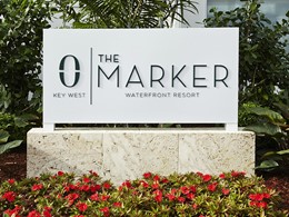 L'enseigne de l'hôtel The Marker, une adresse au charme intemporel