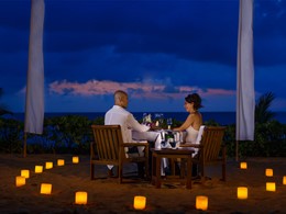 Dîner romantique à l'hôtel The Oberoi Bali