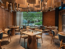 Ambiance feutrée du Nava Restaurant