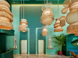 Le lobby de l'hôtel