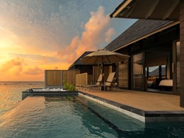 Sunset Horizon Water Villa with Pool