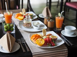 Petit déjeuner de l'hôtel The Wallawwa au Sri Lanka