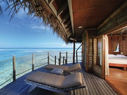 Bungalow Pilotis Premium à l'hôtel Le Tikehau by Pearl Resorts en Polynésie