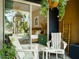 Des chambres chaleureuses inspirées par la nature environnante