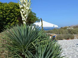 Extérieur de l'hôtel Villa Marandi à Naxos en Grèce