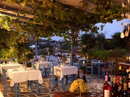 Restaurant du Villa Marandi Luxury Suites en Grèce