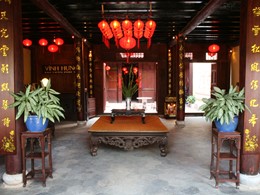 Le lobby du Vinh Hung 1 Heritage Hotel au Vietnam
