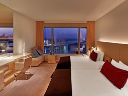 La Chambre Wonderful du W Barcelone Hotel en Espagne