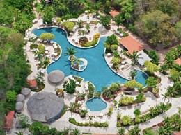 Vue aérienne du resort