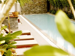 La piscine du boutique-hôtel White Mansion à Phnom Penh
