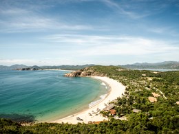 La magnifique plage de l'hôtel