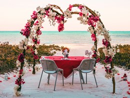 Repas romantique sur la plage