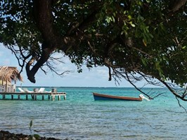 Fonds blancs en catamaran - Départ François