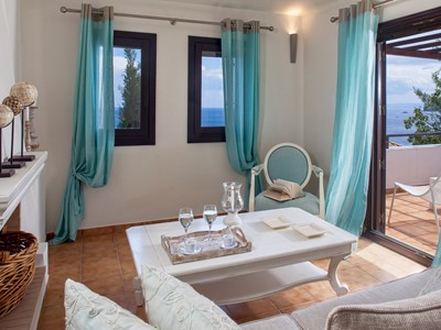 Deluxe Suite Sea View de l'Aegean Suites Hotel 