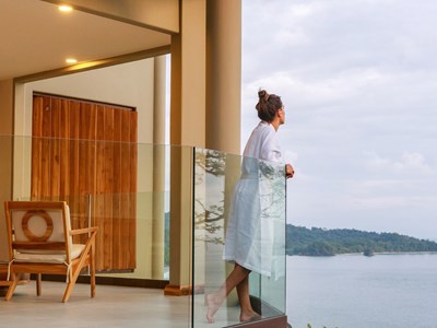 La vue depuis la Ocean View Superior Room