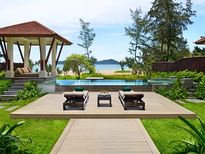 Beach Pool Villa du Banyan Tree Lang Co au Vietnam