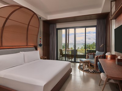 La Deluxe Room with Pool View du Canopy by Hilton Seychelles