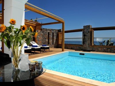 La piscine de la Creta Maris Pool Villa 