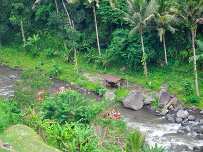 Kayak sur la rivière d'Ayung