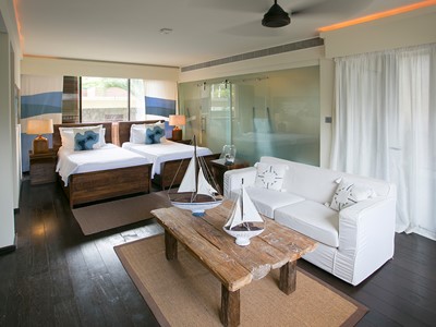 Family Suite du Dhevatara Beach aux Seychelles