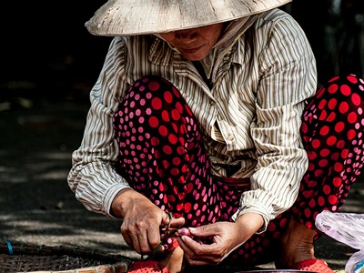 Dîner traditionnel chez l'habitant à Hué