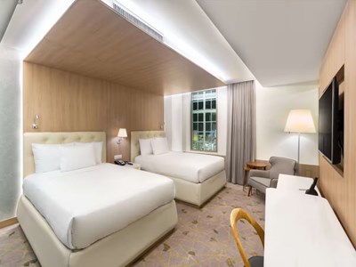 2 Double Beds