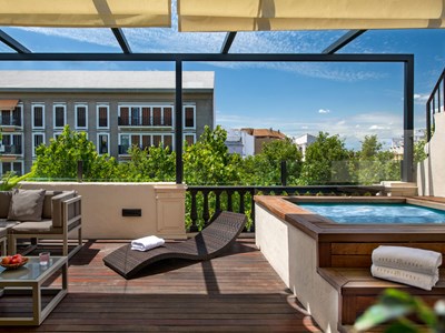 La Penthouse Suite et sa splendide terrasse