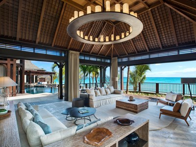 Grand Beachfront Two Bedroom Villa