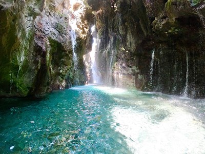 La gorge de Kourtaliotiko