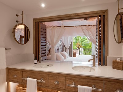 La Salle de bain de la Deluxe Premium Room