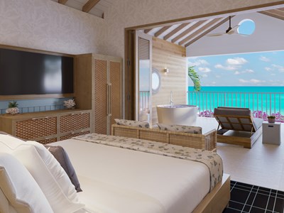 Joli Beachfront Butler Suite with Balcony Tranquility Soaking Tub 